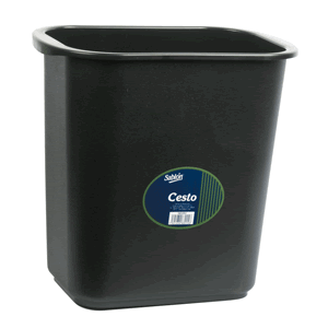 Cesto/Bote de basura para baño 8L (3 colores) - SABLÓN 