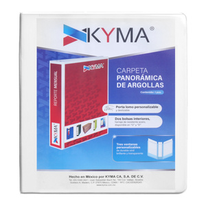 Carpeta Blanca Argolla D Kyma Mate Carta 2 pulgadas Panorámica | Office  Depot Mexico