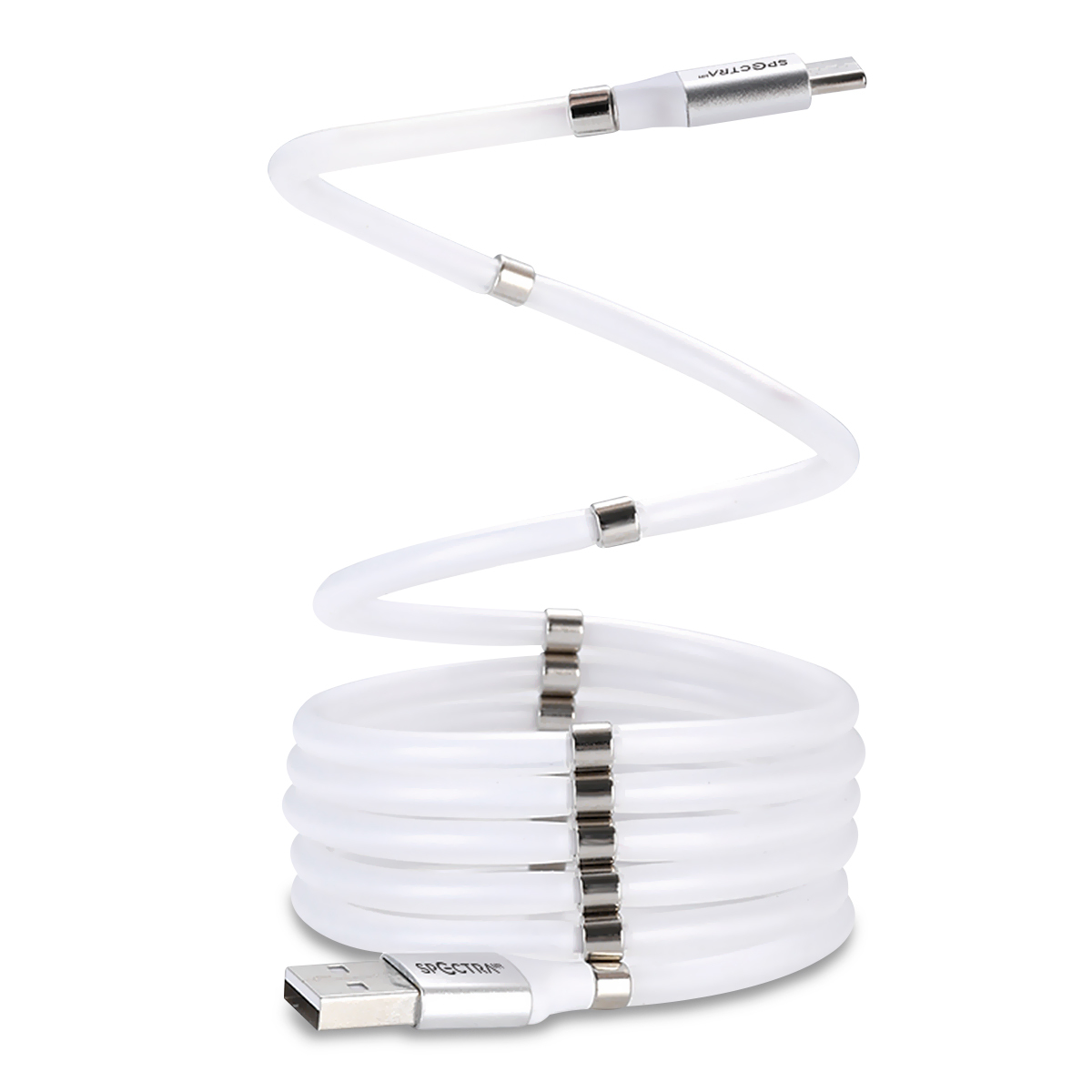 Cable USB a USB Tipo C Spectra M201 1 metro Blanco | Office Depot Mexico