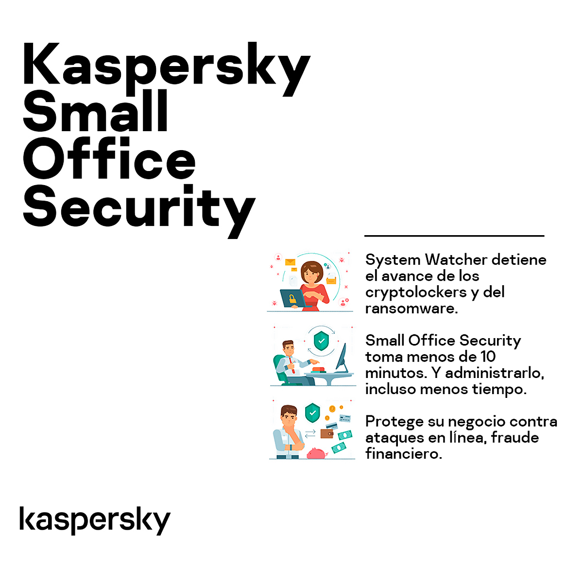 Antivirus Kaspersky Small Office Security Descargable Licencia 2 años 7 PC  7 dispositivos móviles 1 servidor de archivos | Office Depot Mexico