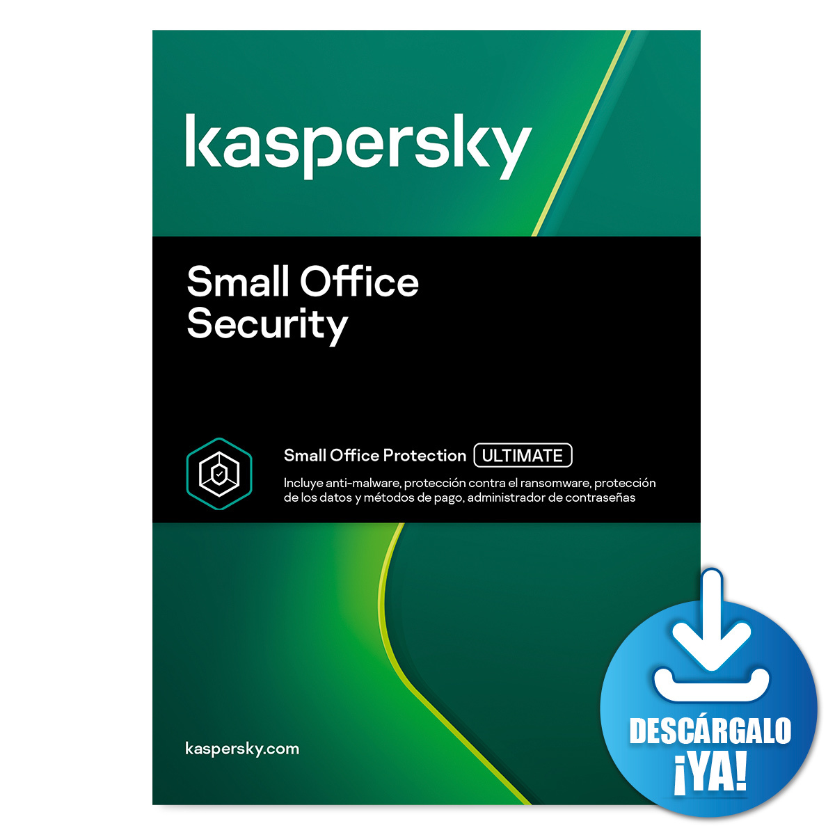 Antivirus Kaspersky Small Office Security Descargable Licencia 3 años 20 PC  20 dispositivos móviles 2 servidores de archivos | Office Depot Mexico