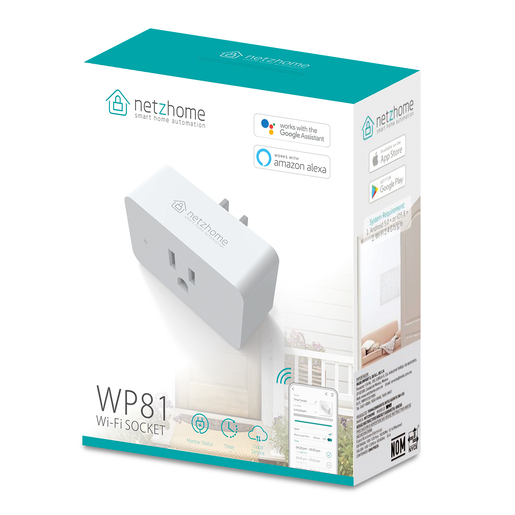 Interruptor Inteligente NetzHome WS01 3 WiFi Google Alexa