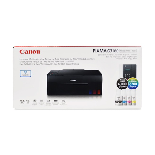 Impresora Multifuncional Canon Pixma G3110 con Tinta Continua e Inalámbrica
