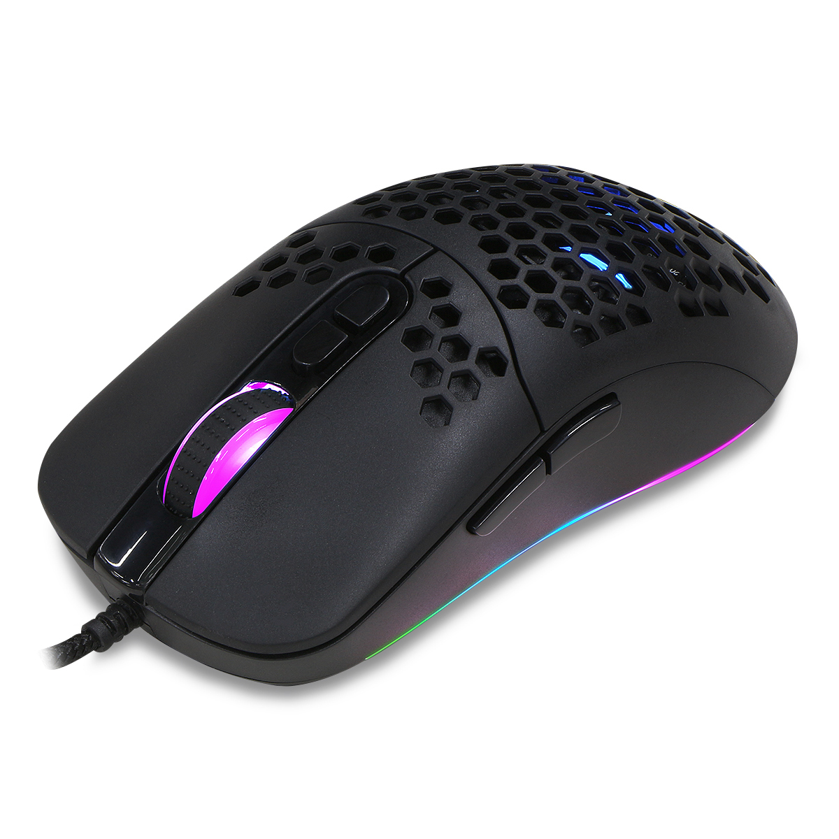 Mouse Gamer Óptico Spectra NM608 Alámbrico USB 6400dpi Negro | Office Depot  Mexico