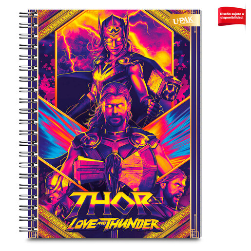 Cuaderno Profesional Upak Gladiador Avengers Cuadro Grande 100 hojas | Office  Depot Mexico