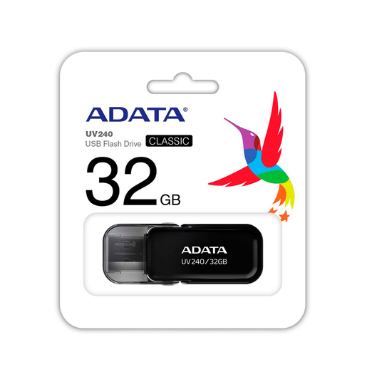 Memoria USB ADATA UV240 32gb USB  Negro | Office Depot Mexico
