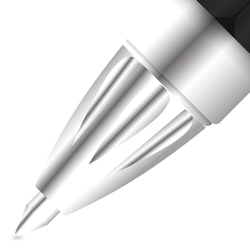 Buqoo Juego de bolígrafos de gel, bolígrafos de punta fina de 0.014 in y  bolígrafos de punta fina, tinta negra de secado rápido. Hay 5 tipos de