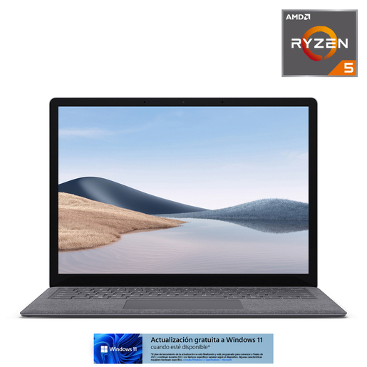 Laptop Microsoft Surface 4 AMD Ryzen 5  Pulg. 256gb SSD 16gb RAM Plata  | Office Depot Mexico