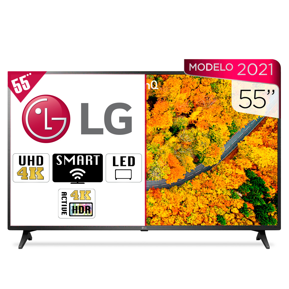 Comprar Pantalla Smart TV 4K Marca LG Led De 55 Pulgadas, Modelo