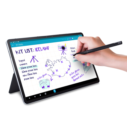 Tablet Lenovo Tab P11 J606L más Teclado y Precision Pen 11 Pulg. 128gb 6gb  RAM Android 10 Gris | Office Depot Mexico