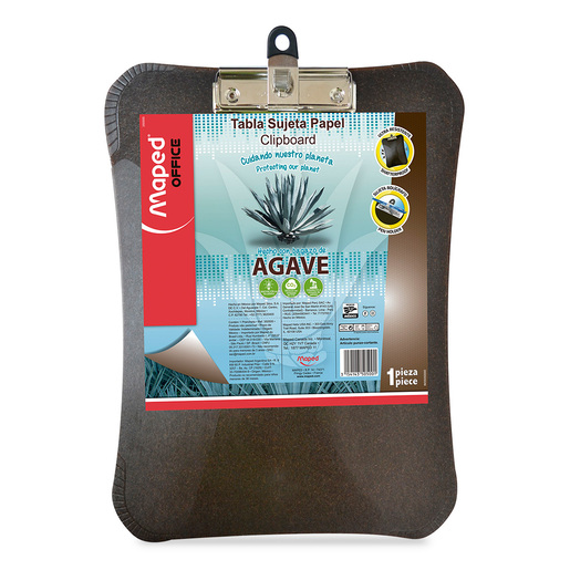 Tabla Clipboard de Bagazo de Agave Maped Negro | Office Depot Mexico