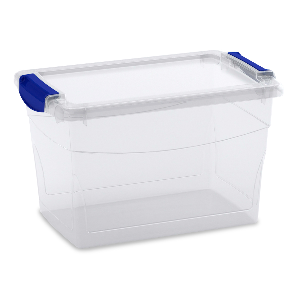 Caja de Plástico con Tapa Kis 29 litros 47 x 31 x 27 cm Transparente | Office  Depot Mexico