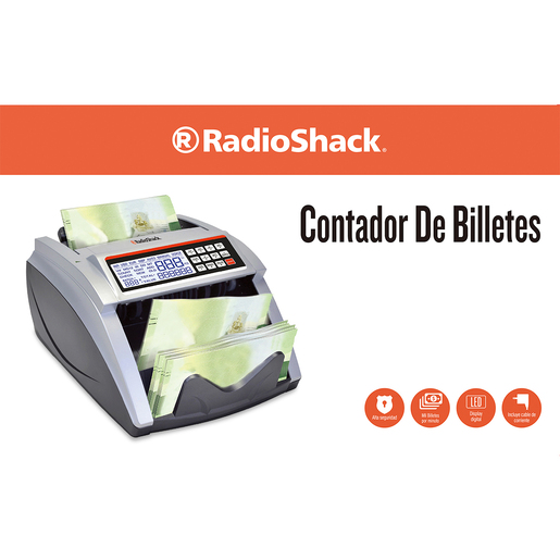 Contador de Billetes Automático RadioShack