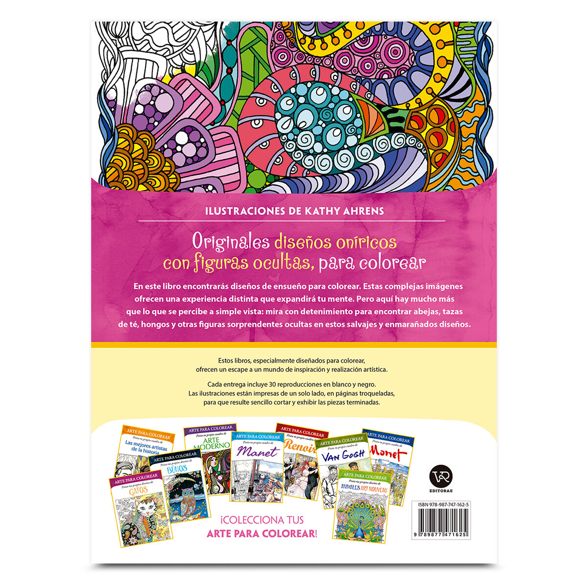 Libro para Colorear Sueños Kathy Ahrens | Office Depot Mexico