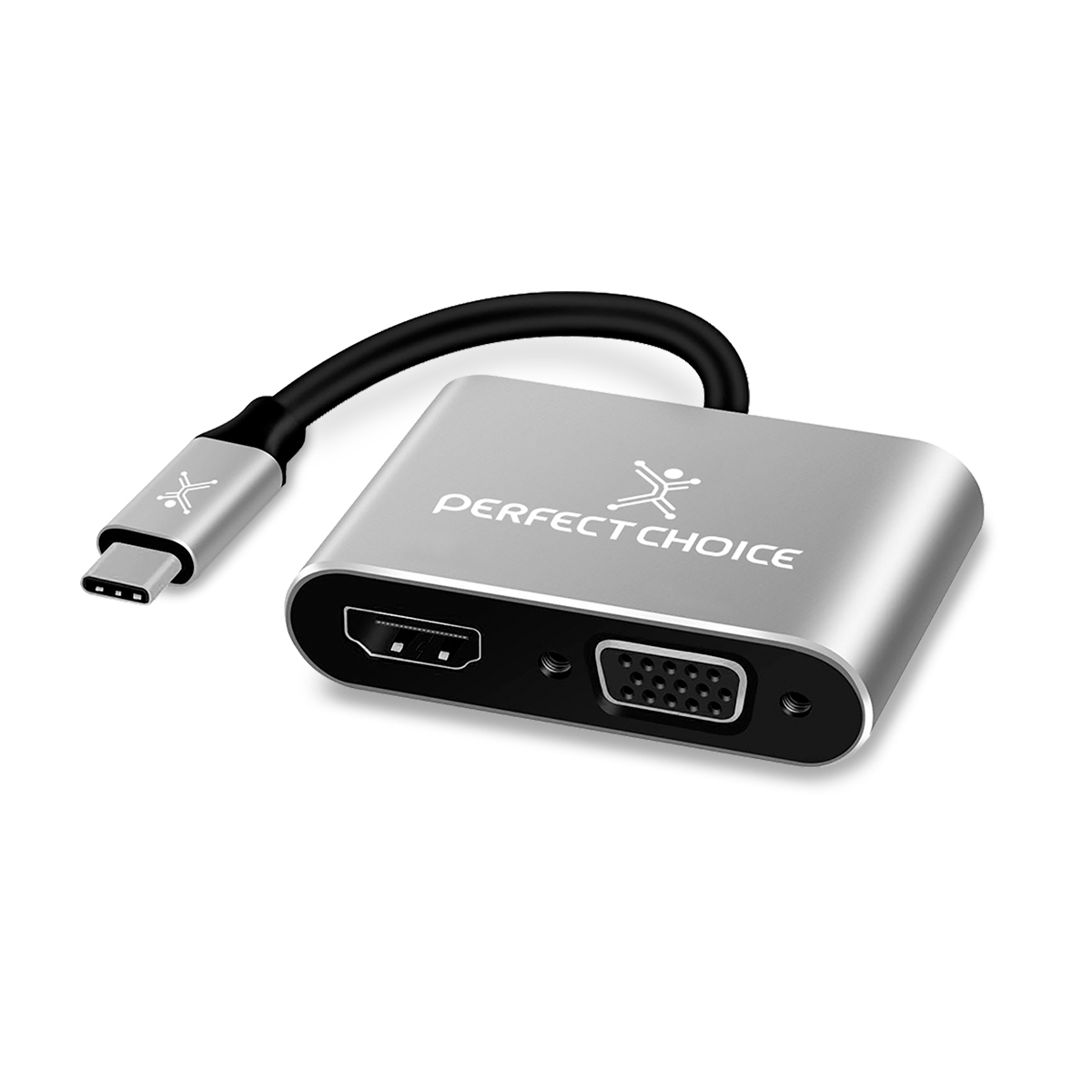 Cable USB Tipo C a HDMI y VGA Perfect Choice PC-101284 | Office Depot Mexico