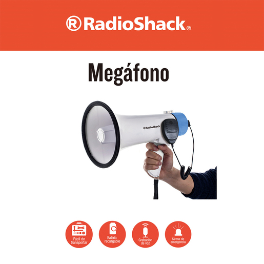 Megáfono RadioShack A15F0205