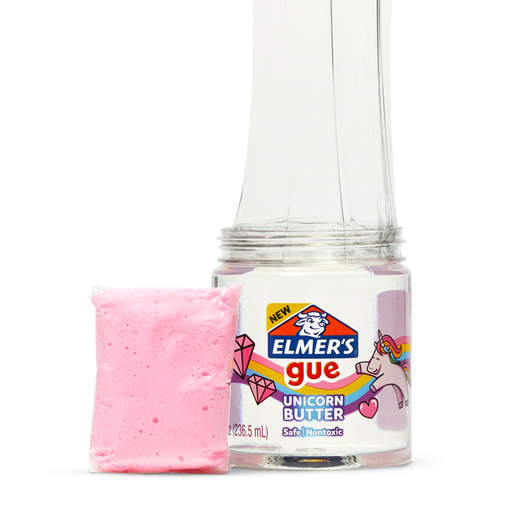 Slime Texturizada Elmers Gue Unicorn Butter Rosa 1 pieza 236.5 ml