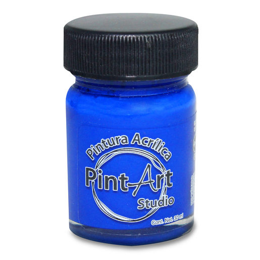 Pintura Acrílica PintArt Studio  Azul cobalto 1 pieza 30 ml | Office  Depot Mexico