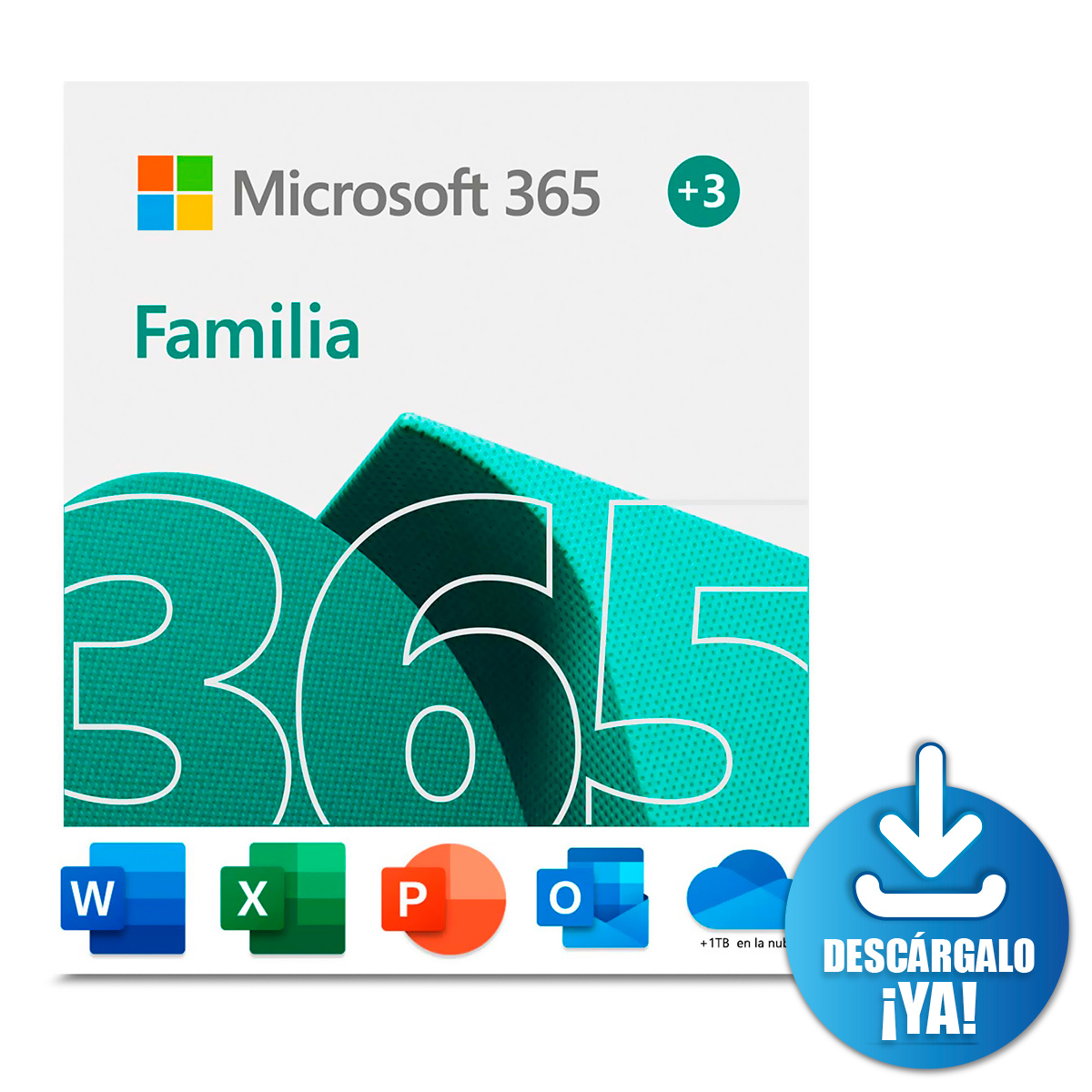 Microsoft 365 Familia Descargable Licencia 15 meses 6 usuarios PC  Dispositivos móviles | Office Depot Mexico