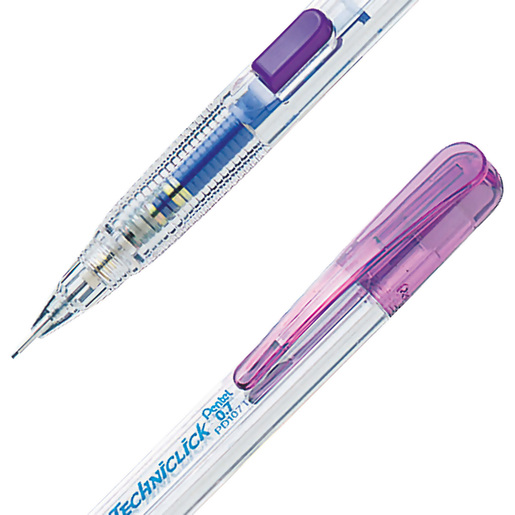 Lapicero Automático TechniClick 0.7 mm Azul y Violeta