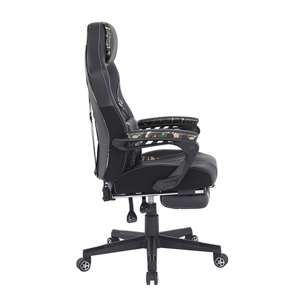 Silla Gamer 4Tune C-36 Poliuretano Negro con Camuflaje | Office Depot Mexico