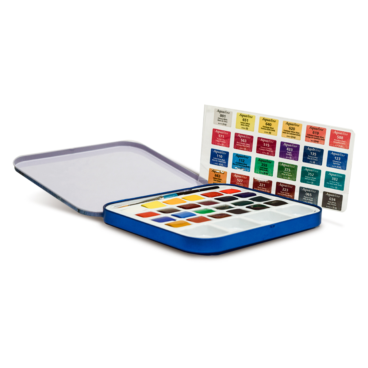 Set de Acuarelas Aquafine Daler & Rawney 58325 Colores surtidos 24 piezas | Office  Depot Mexico