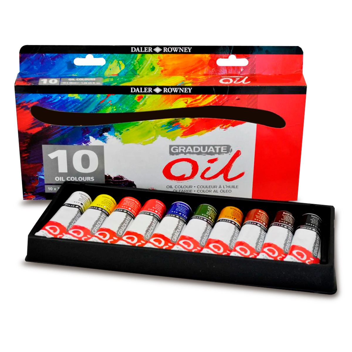 La Casa del Artesano-Acrilicos pintura acrilica en pomo DALER ROWNEY  Simply set de 12 colores en tubo de 12ml.