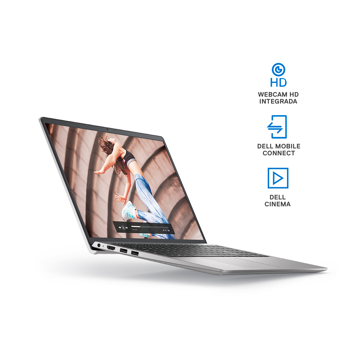 Laptop Dell Inspiron 15 3515 AMD Ryzen 5  Pulg. 256gb SSD 8gb RAM Plata  | Office Depot Mexico