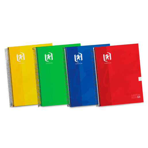 Cuaderno Profesional Pasta Dura European 400163293 Raya 120 hojas Espiral | Office  Depot Mexico