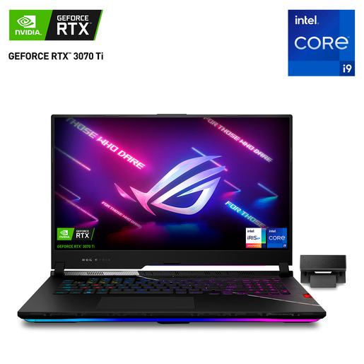 Laptop Gamer Asus ROG Strix SCAR 17 GeForce RTX 3070 Ti Intel Core i9 12da  Gen  Pulg. 1tb SSD 32gb RAM Negro | Office Depot Mexico