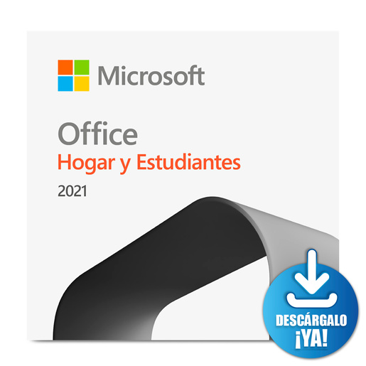 Microsoft Office Hogar y Estudiantes 2021 1 usuario 1 dispositivo PC Laptop  Mac Descargable | Office Depot Mexico
