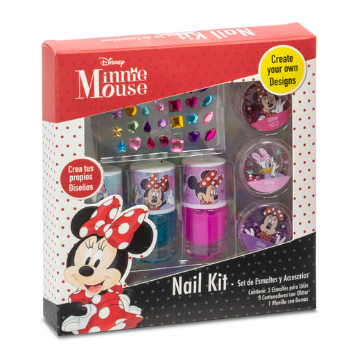 Kit de Esmaltes y Accesorios para Uñas Minnie Mouse | Office Depot Mexico