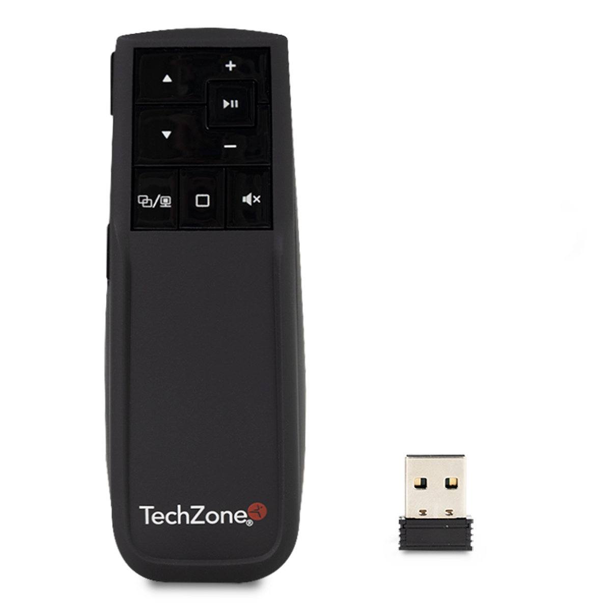 Presentador Láser Inalámbrico TechZone TZ16PL Nano receptor USB Negro | Office  Depot Mexico