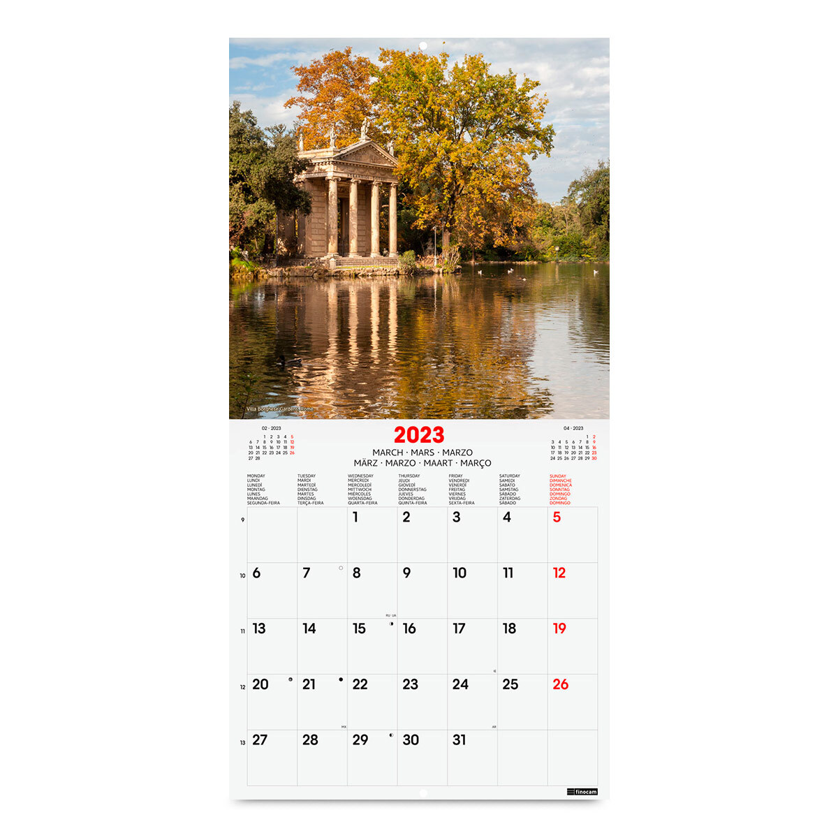 CALENDARIO PARED 23 30X30 PARK | Office Depot Mexico