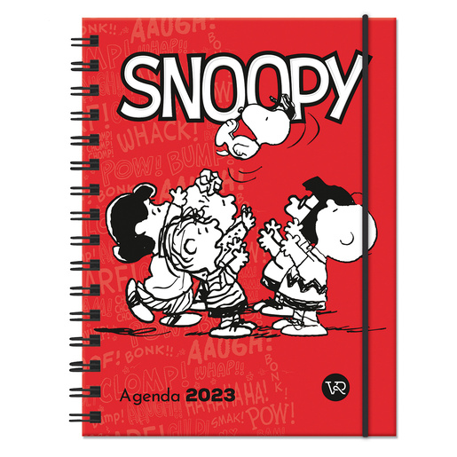 Agenda Snoopy 2023 VR Editoras Diaria Rojo | Office Depot Mexico