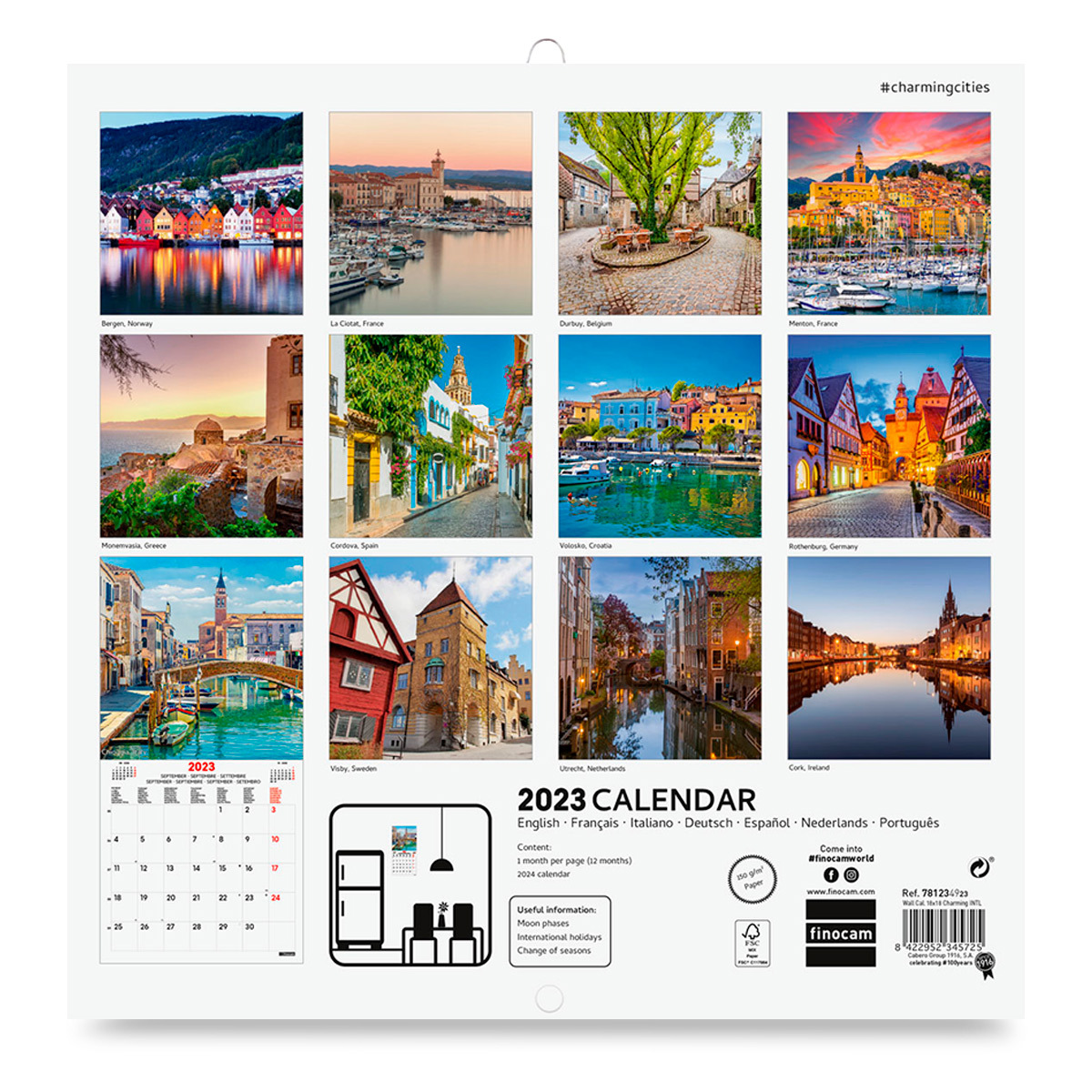 CALENDARIO PARED 23 18X18 CHAR | Office Depot Mexico