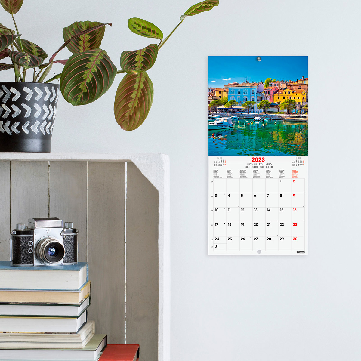 CALENDARIO PARED 23 18X18 CHAR | Office Depot Mexico