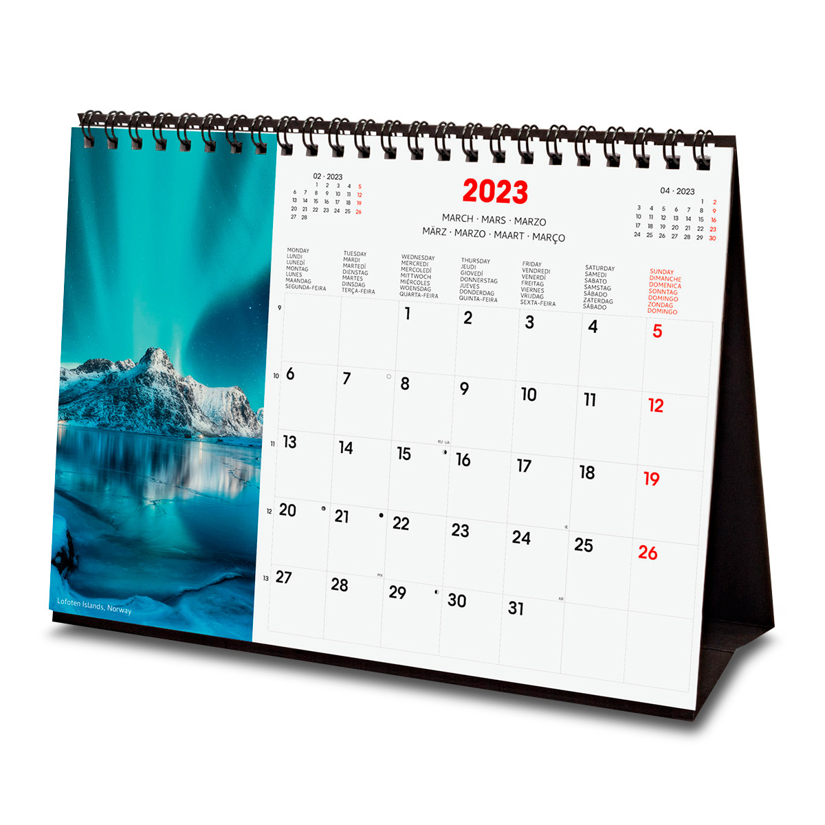 CALENDARIO MESA 23 21X15 NATU | Office Depot Mexico