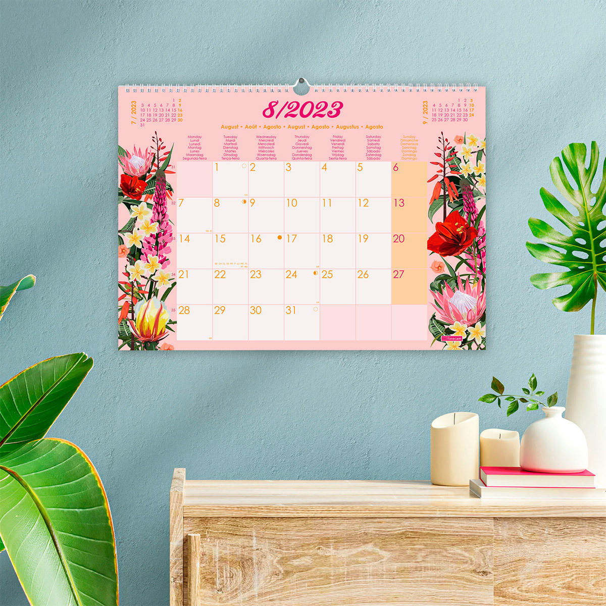 CALENDARIO PARED 23 43X31 BOTA | Office Depot Mexico