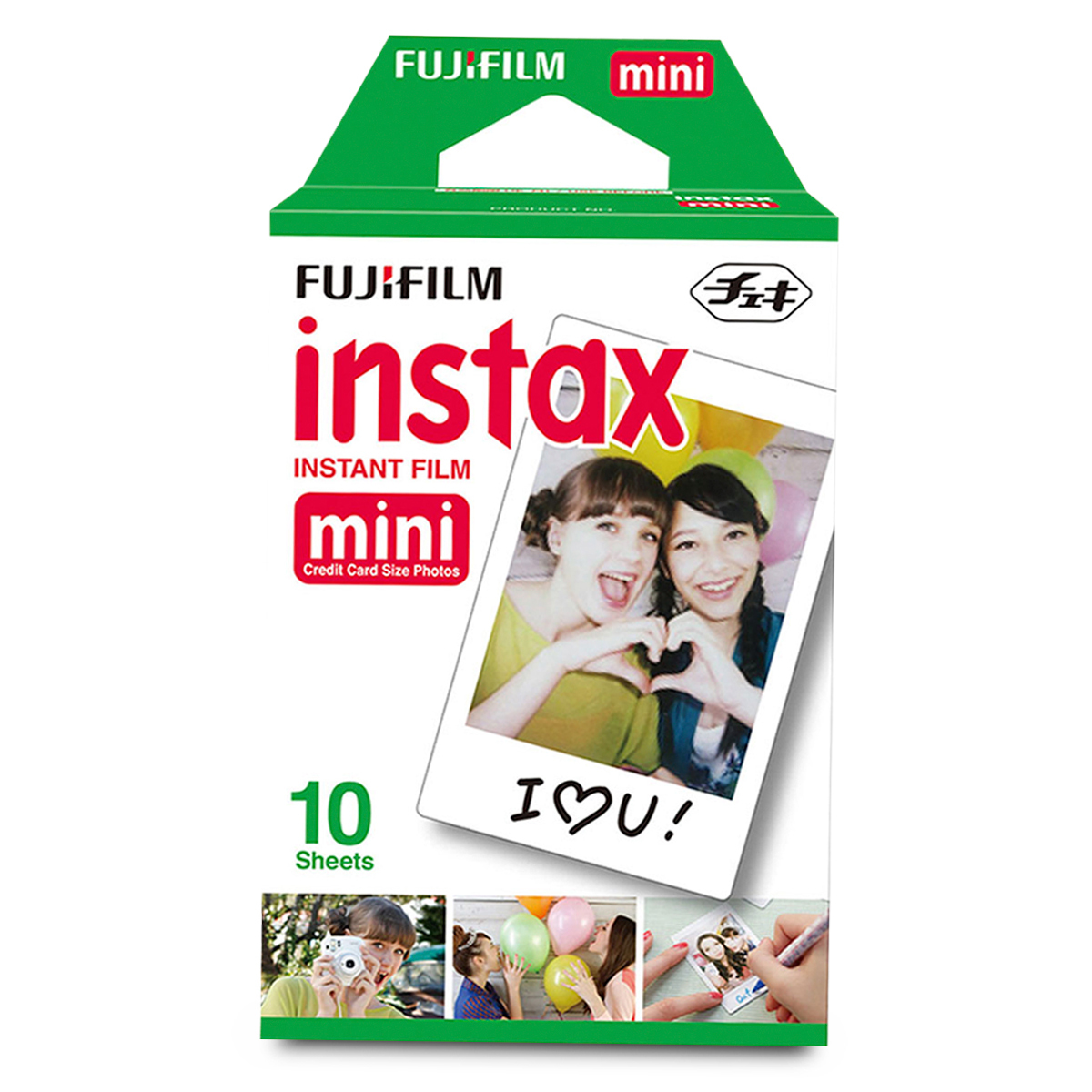 Papel Fotográfico Fujifilm Instax Mini 10 hojas 46 x 46 mm