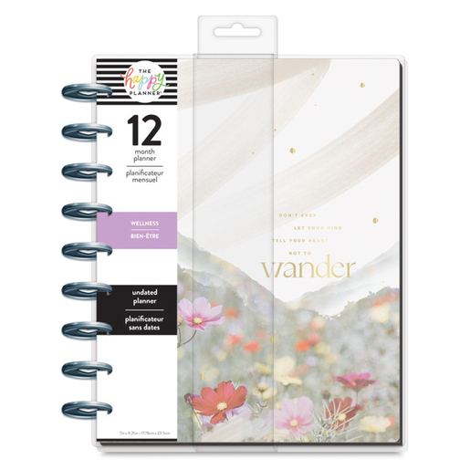 Agenda Perpetua Let Your Heart Wander Happy Planner 12 Meses con Divisores  | Office Depot Mexico