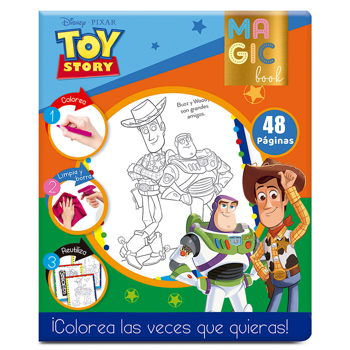 LIBRO PEGACOLOR WISH DISNEY SALDAÑA LD0964