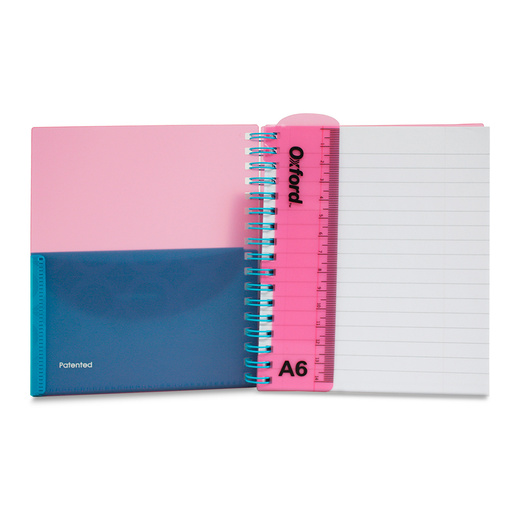 Cuaderno A6 Oxford Raya 70 hojas Rosa