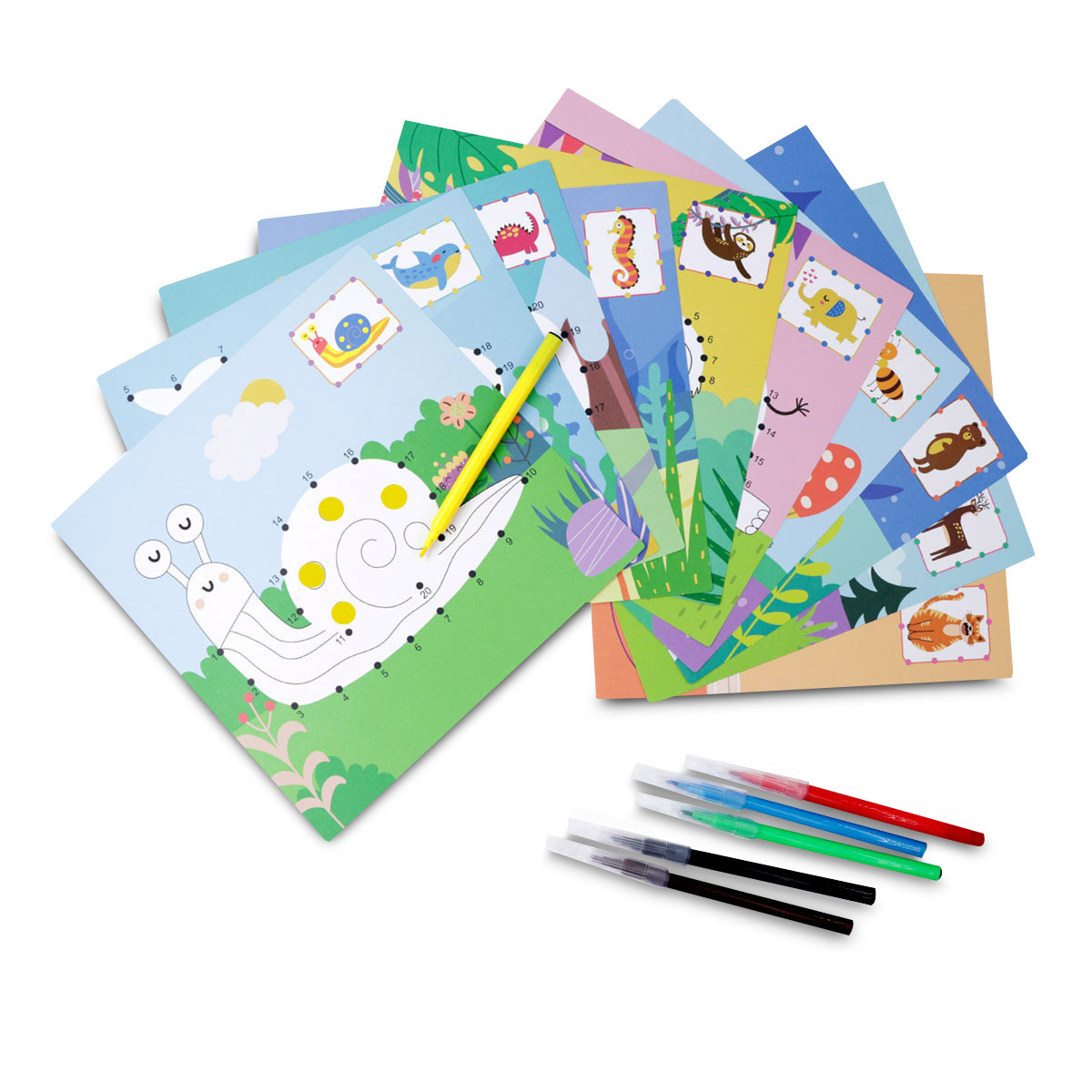 Kit Escolar Infantil de 9 Piezas - Variado