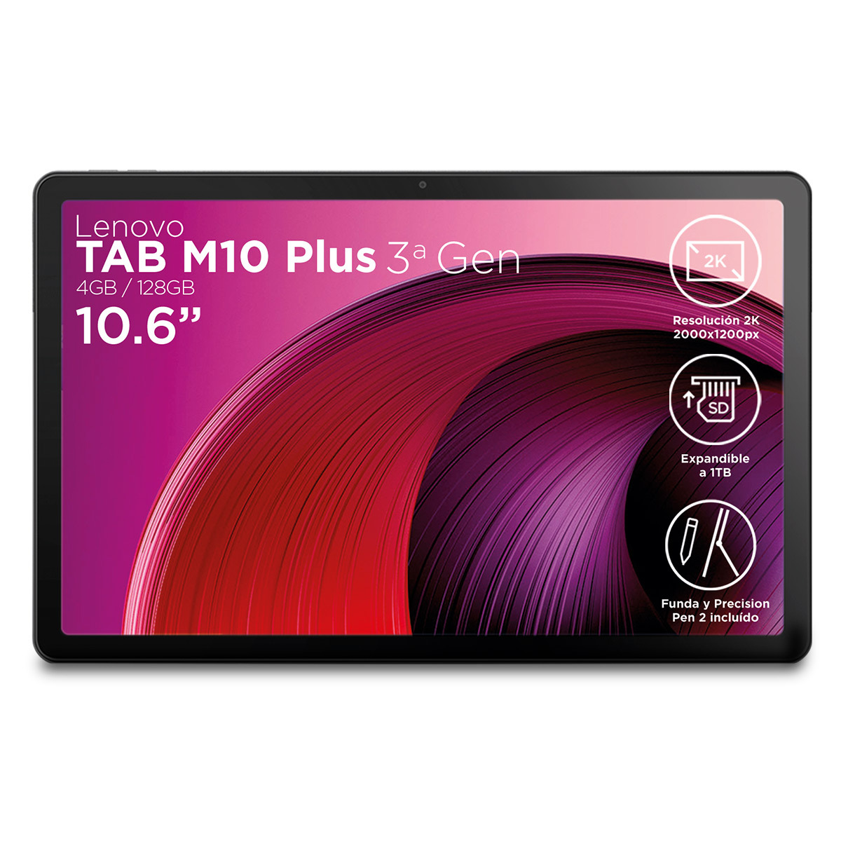 Tablet LENOVO 10 Pulgadas M10 Plus Wifi Color Gris - Giftronic.04