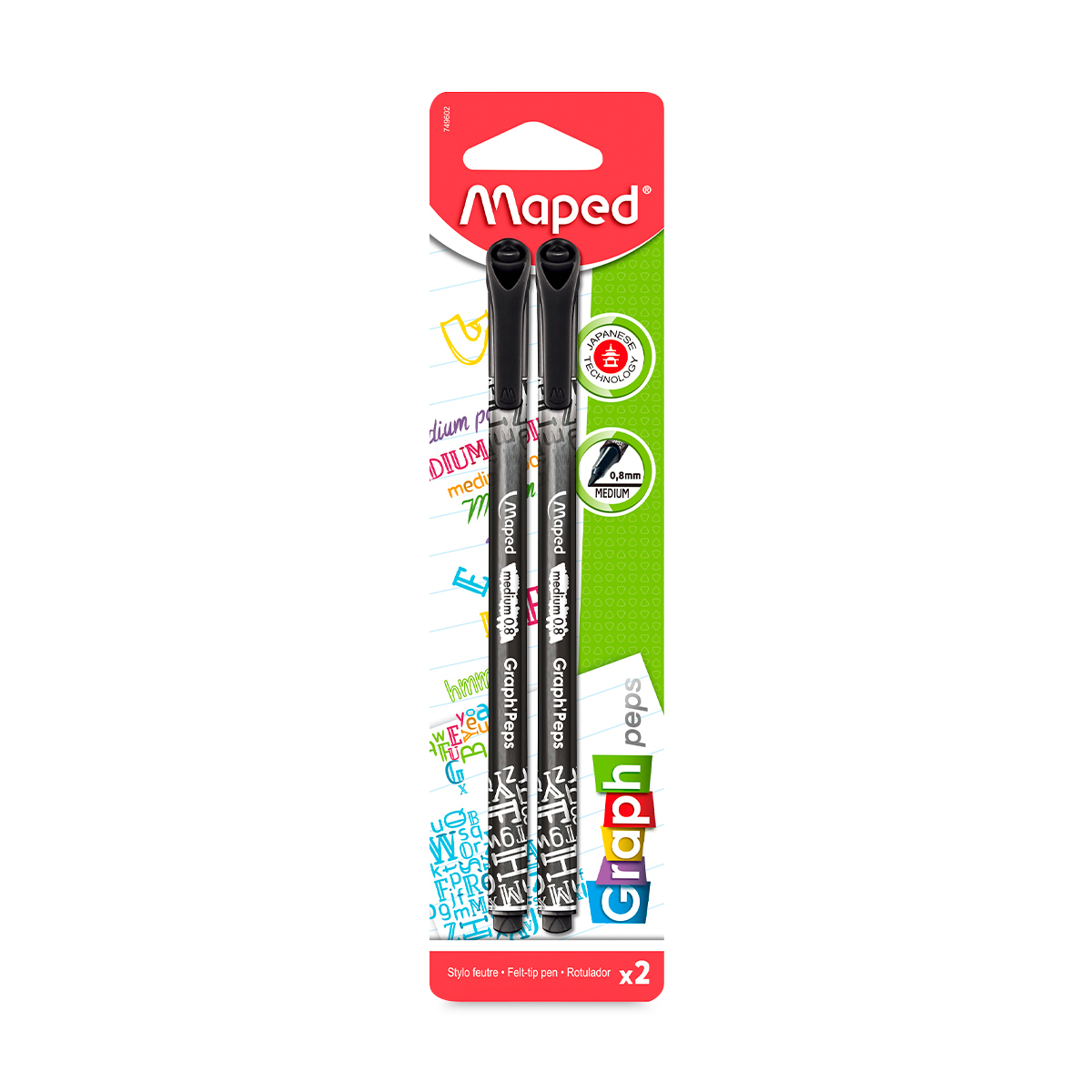 Maped Graph Peps Felt Tip Pens