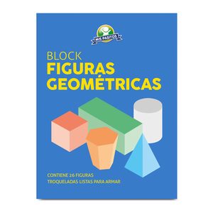Block de Figuras Geométricas Mis Pasitos Troqueladas 26 figuras