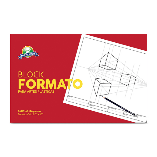 Block Formato para Artes Plásticas Mis Pasitos 20 hojas