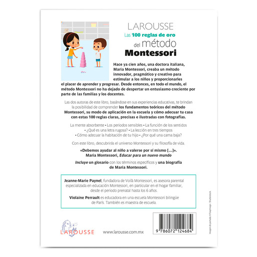 Libro Larousse 100 Reglas de Oro Montessori