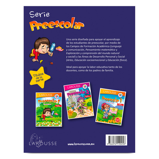 Libro de Actividades Larousse Preescolar 1 Campos Formativos